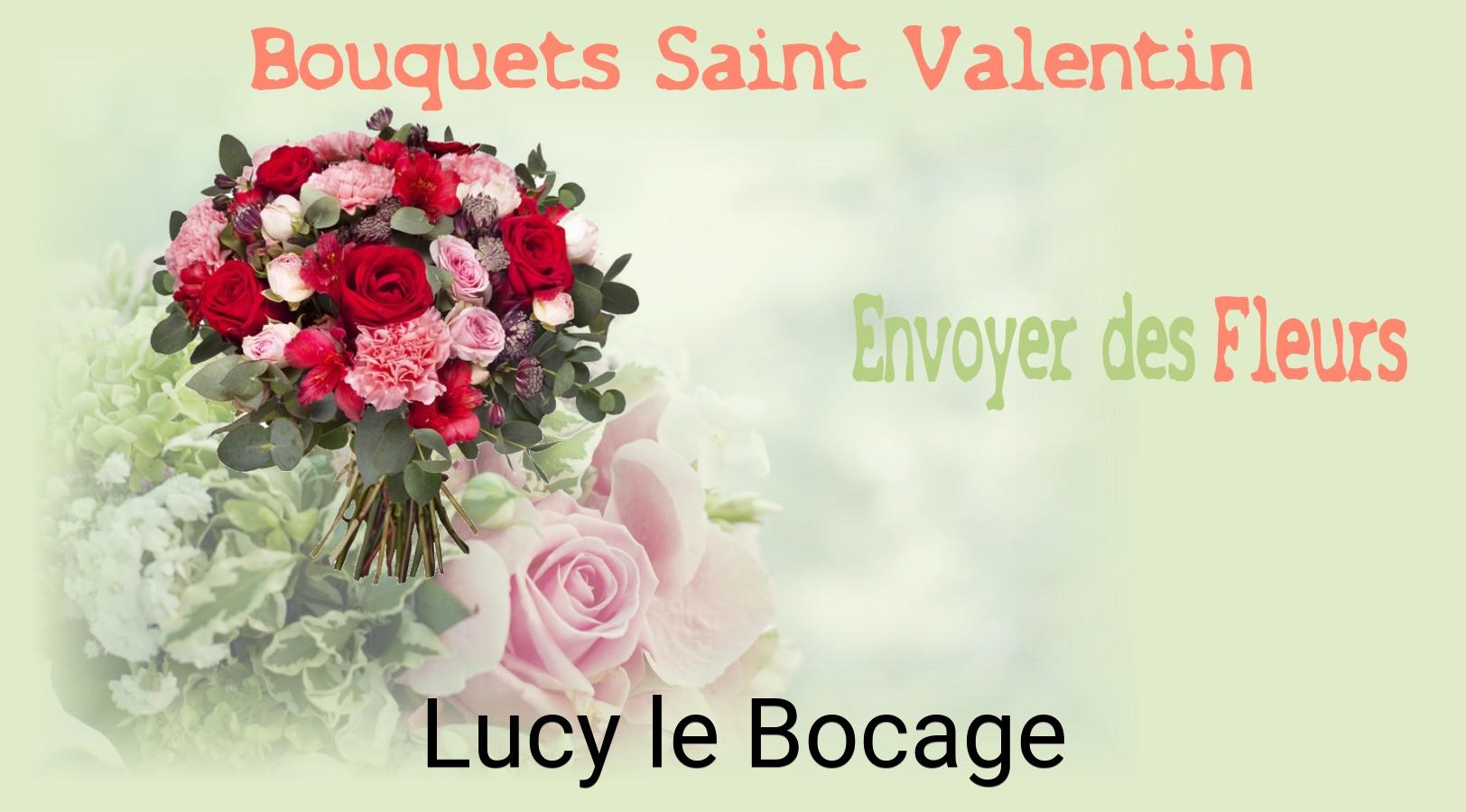 Roses de Saint-Valentin livrées à Lucy-le-Bocage